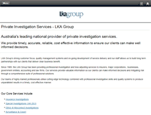 Tablet Screenshot of lkagroup.com.au